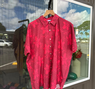 Retro Hibiscus - Chloe Top