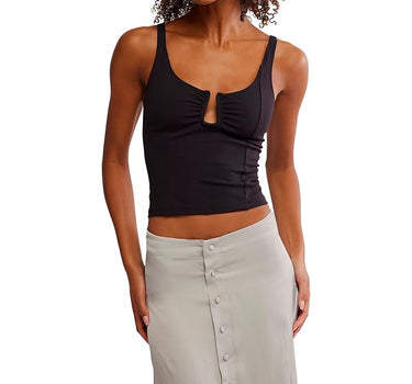 Ahead Of The Curve Cami - Black