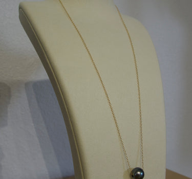 Gold Tahitian Pearl Neckace