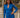 Power Half Zip Jumpsuit - Royal Blue