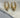 Pointelle Hoop Earrings — Gold