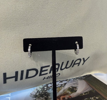 Mini Silver Huggies