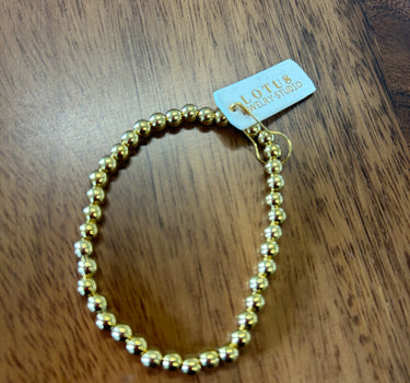 Classic Gold Ball Bracelet - 5mm