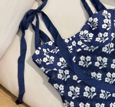 Printed Got Glam Slip - Navy