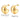 Cove Curl Stud Earrings — Gold