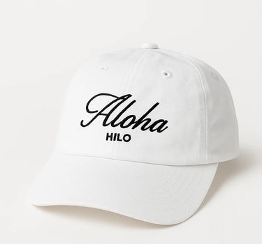 Hilo Dad Hat- Aloha - White