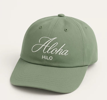 Hilo Dad Hat- Aloha - Green
